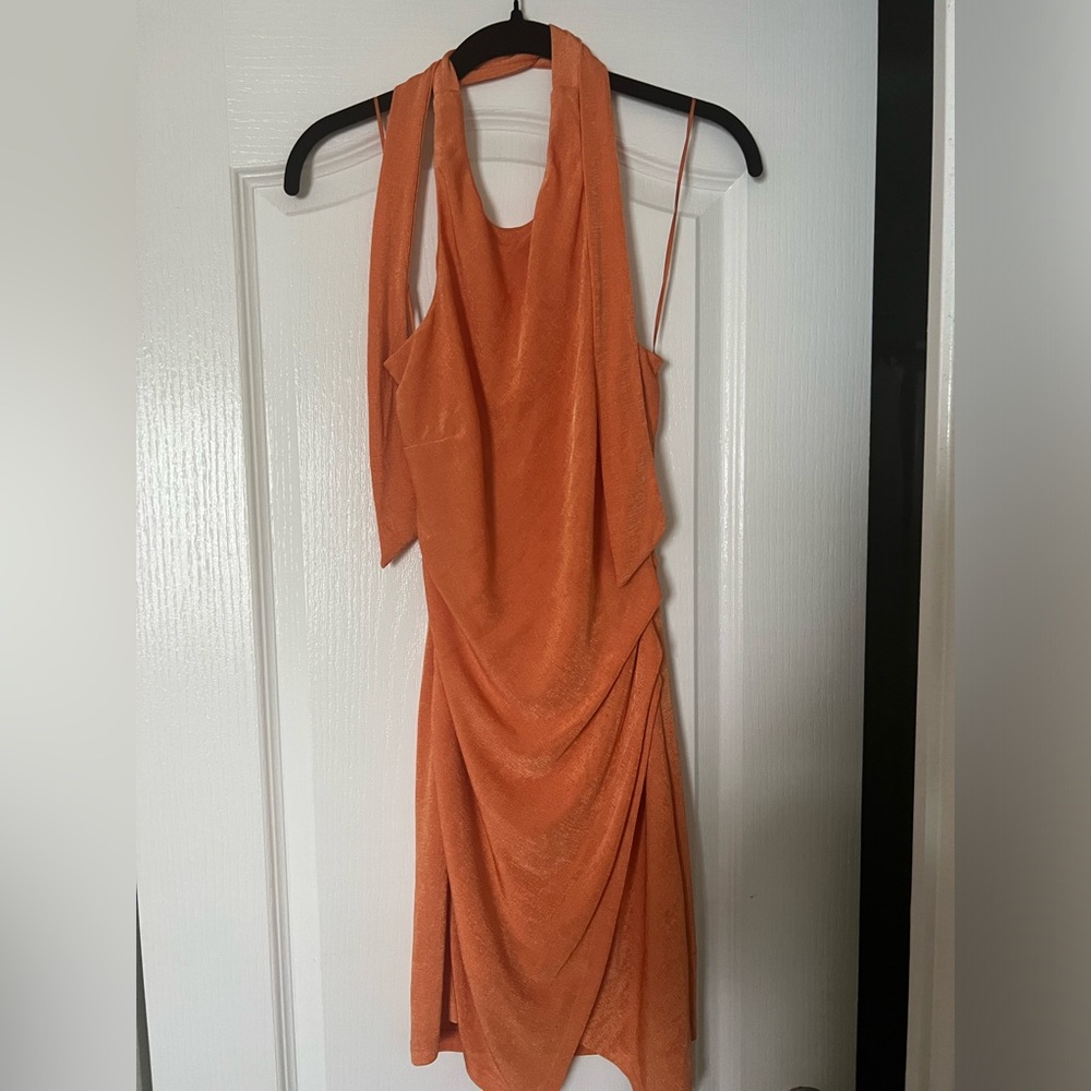 small orange dress